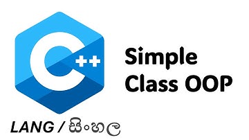 Simple Class in C++ (Sinhala Tutorial)- Sandun Sampath Vitharana