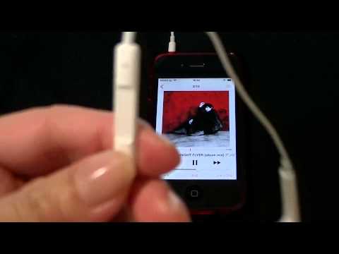 Iphone付属のイヤホン リモコンの使い方 Youtube