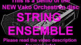 NEW 2010 Vako Orchestron Disc - STRING ENSEMBLE