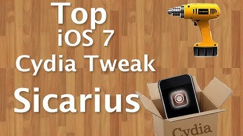 iOS 7 [FREE] Jailbreak Tweak: Sicarius Cydia Tweak