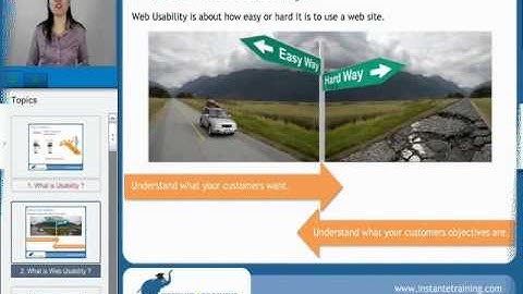 Intro to Website Usability : What is Website Usability Training Video