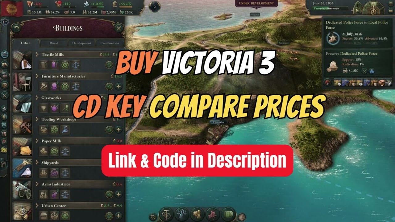 Buy Victoria 3 CD Key Compare Prices 🏷️ Best Price