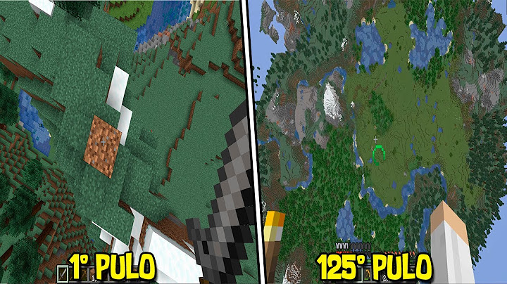 minecraft mas a cada pulo a gente pula mais alto