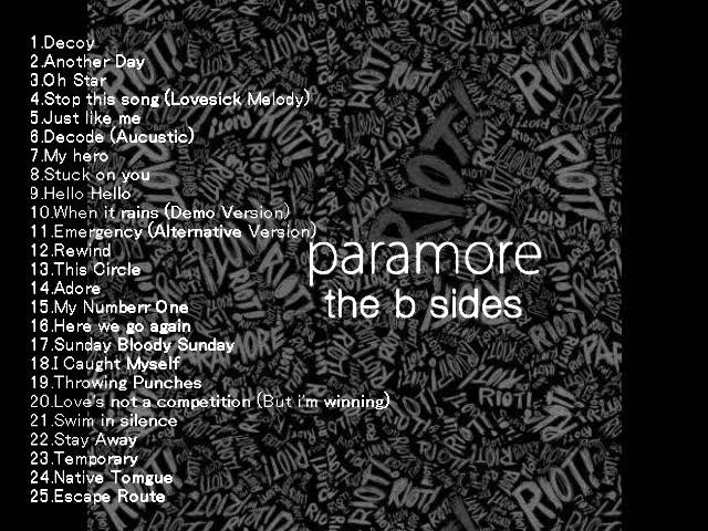 Paramore -The B Sides (Full album) 