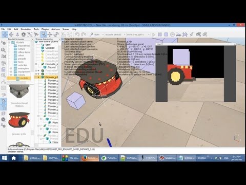 04: Python Robot Simulation with V-Rep/CoppeliaSim | Tutorial