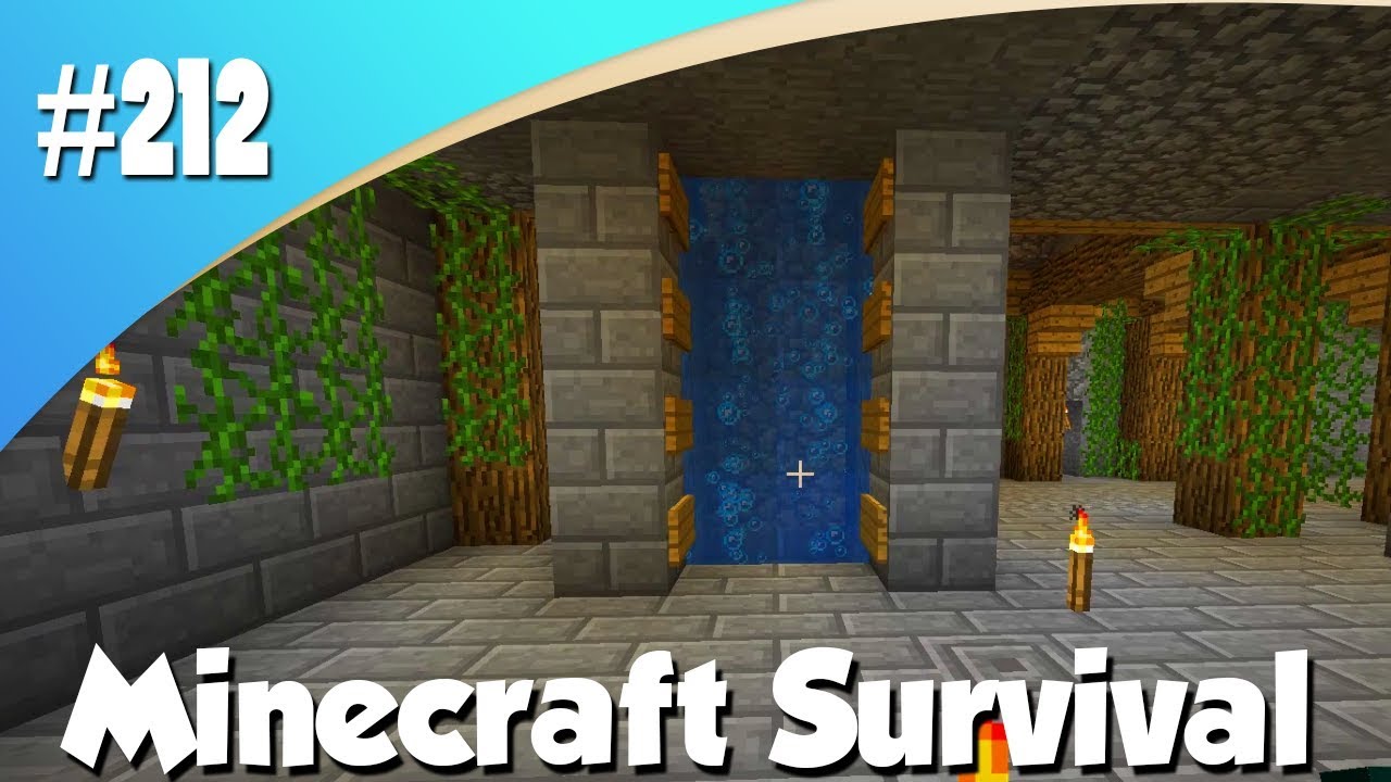 Minecraft How To Make A Water Lift