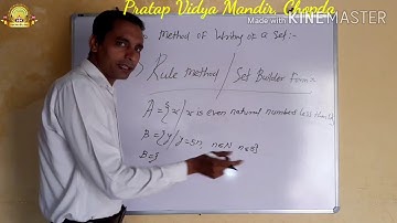 9th Math l (1st video) Chapter 1 Sets