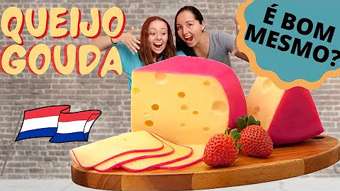 Pode comer a parte rosa do queijo Gouda?