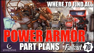 Where to find all Power Armor Plans in Fallout 76 | Rare Plan Farming | Raider | T-45 | T-51b | T-60