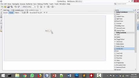 Combo Box in java netbeans