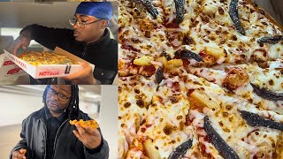 TRYING JOE ROGANS ANCHOVY + PINAPPLE PIZZA | Tumby’s Pizza 🍕