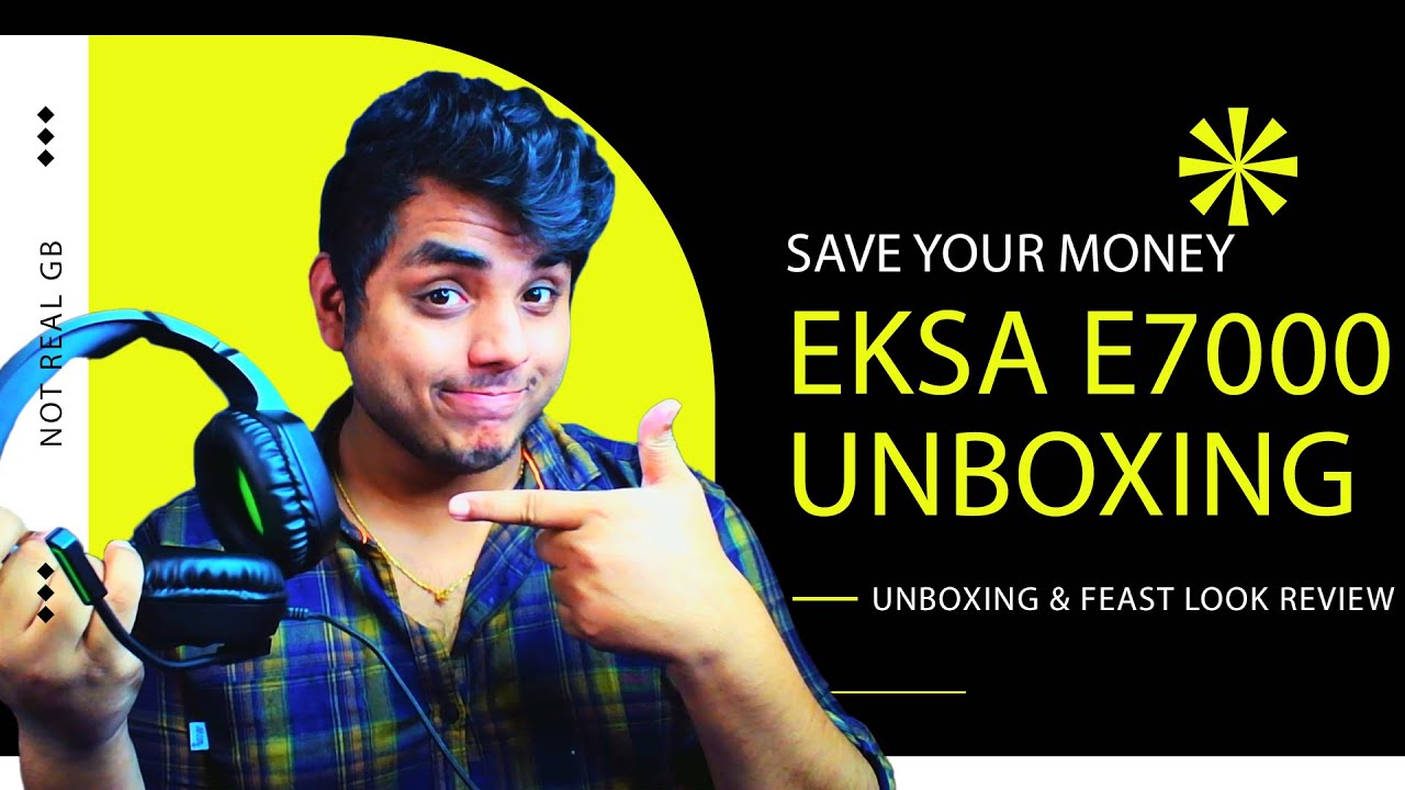 2022 Best LED Gaming Headset EKSA E7000