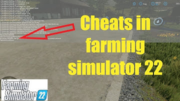How to enable cheats in farming simulator 22