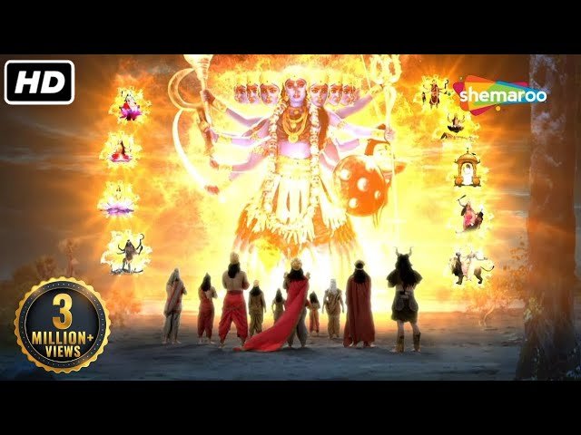 देवी महाकाली के सभी अवतारोको दर्शाने वाला एक रोमांचक एपीसोड | Vighnaharta Ganesh | Ep 183 class=