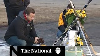 Hundreds mourn at ceremonies for Humboldt Broncos victims
