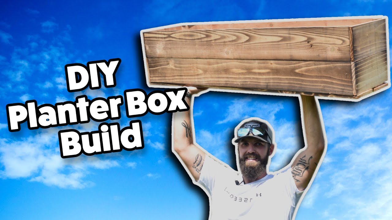How To Build a DIY Planter Box! YouTube