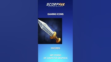 Hand-drawn game icons - swords01 #designstudio #gaming #fantasy #gamedesign #gamedev #gameicons