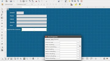 Libre Office Database Function In A Form VB Example