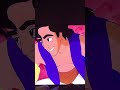 Aladdin gives the bread to the poor children