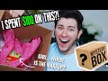 I PAID a FAN $100 TO MAKE ME A MAKEUP MYSTERY BOX... im scared