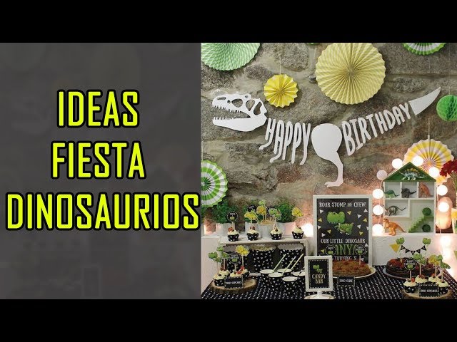 8 ideas para hacer una fiesta de dinosaurio