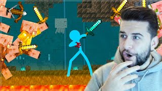 REACTING TO AMAZING ANIMATION vs MINECRAFT!! The Piglin War Episode 20 Reaction