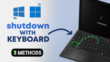 How to Shut Down Laptop with Keyboard Windows 11