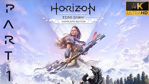 Horizon Zero Dawn PS5 Gameplay Walkthrough - Part 1 - Intro 4K HDR (No Commentary)