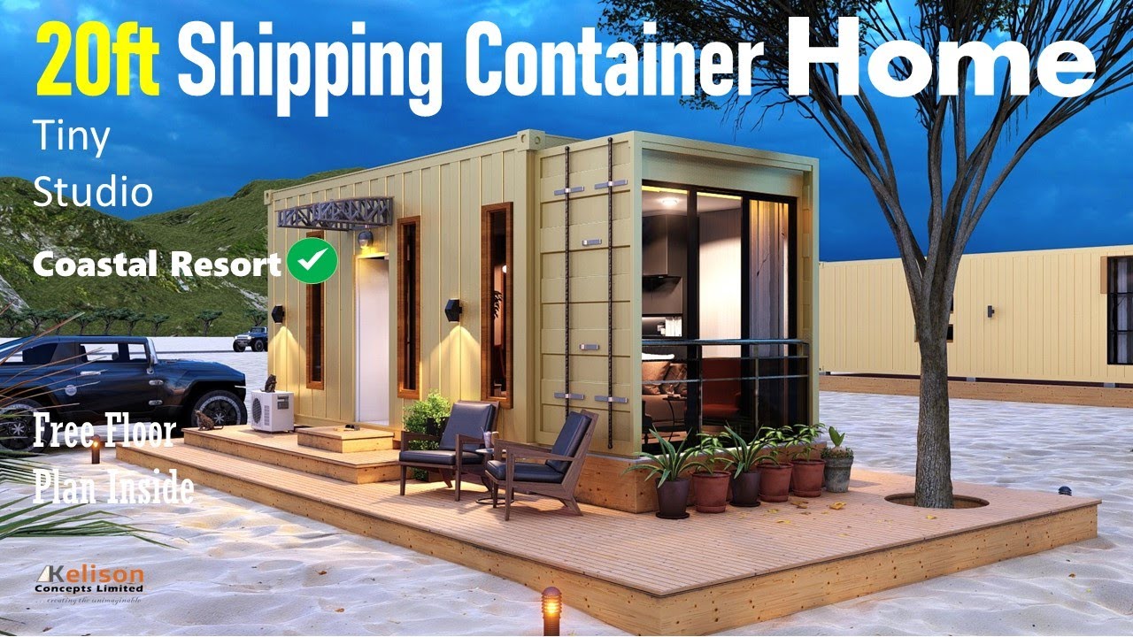TINY HOUSE FULL TOUR WITH FLOOR PLAN - PERFECT INTERIOR - 20FT SHIPPING ...