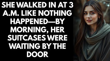 She Walked In at 3 A M  Like Nothing Happened—By Morning, Her Suitcases Were Waiting... #betrayal