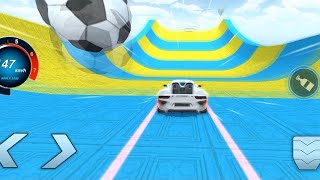 Vertical Mega Ramp Impossible 3d car Game Simulator New Level driving stunt 2023(its bm47) screenshot 5
