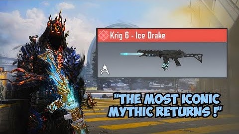 “THE DRAGON RETURNS! Mythic Krig 6 Ice Drake in Season 10 !” 🔥 | Call of Duty Mobile 