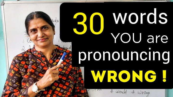 Silent Letters  and Vocabulary| 30 Words you are Pronouncing Wrong! | Beginners English Grammar