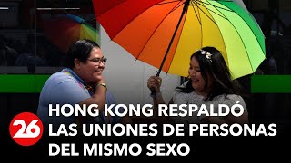 Tribunal de Hong Kong respaldó las uniones de personas del mismo sexo