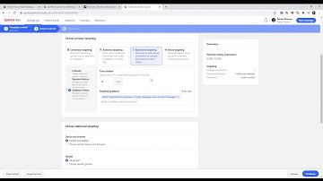 Run efficient ads on Quora (behavioral targeting)