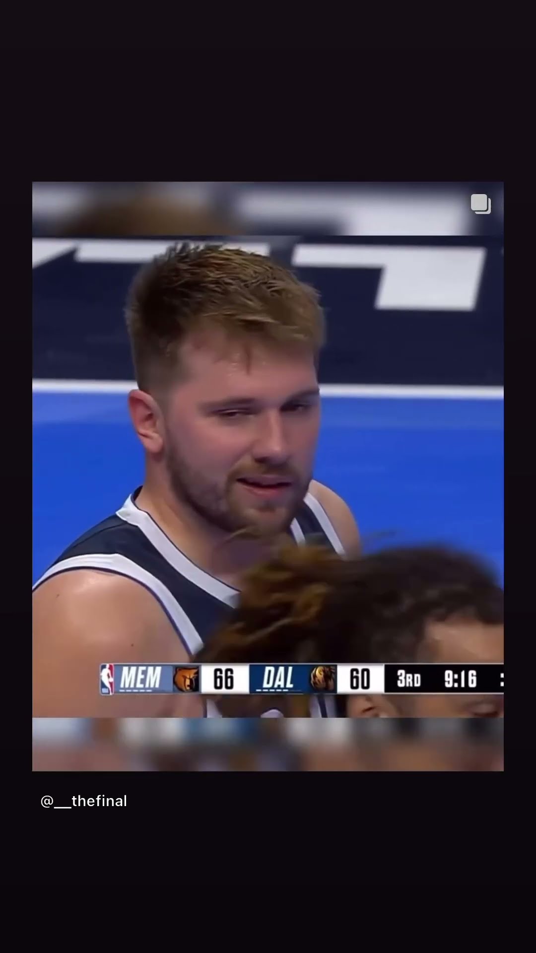 Luka got a tech for this #hoodnews #lukadoncic #dallas #mavs #memphisgrizzles #basketball