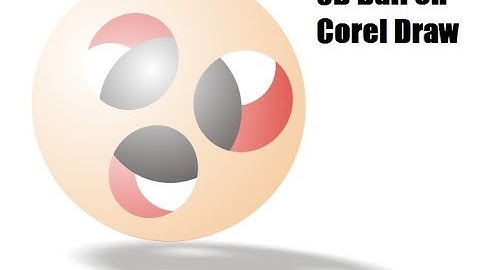 Creating 3D ball on Corel Draw