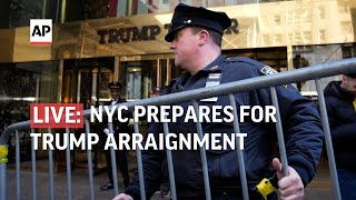 LIVE: NYC officials discuss security ahead of Trump’s arraignment