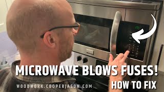 Frigidaire Microwave fuse keeps blowing! - how to fix fuse and door switch