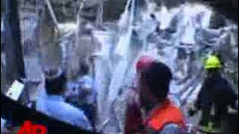 Raw Video: Aftermath of Israel Rocket Attack
