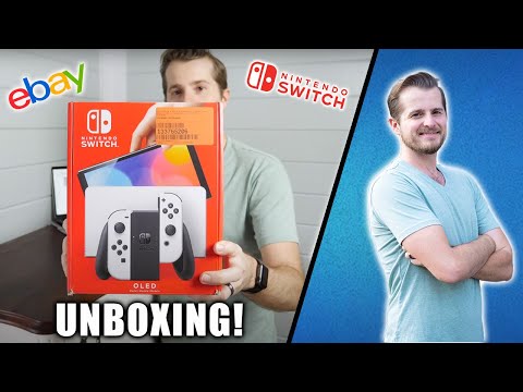 Unboxing a Refurbished Nintendo Switch OLED