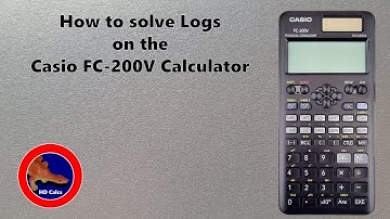 How to solve Logs with any base on the Casio FC-200V Calculator