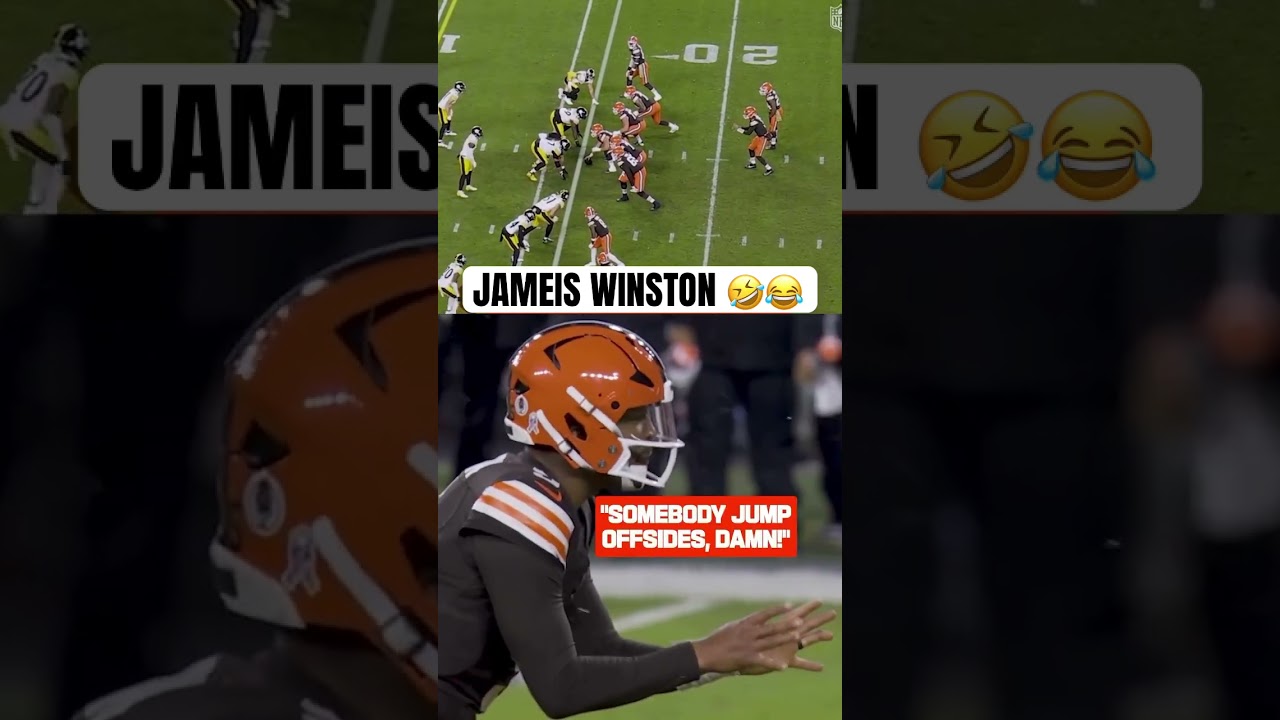 Assista a JAMEIS Winston tells Pittsburgh to “Jump offsides” #jameiswinston #clevelandbrowns #steelers #nfl no YouTube Assista a JAMEIS Winston tells Pittsburgh to “Jump offsides” #jameiswinston #clevelandbrowns #steelers #nfl no YouTube