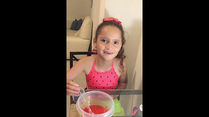 How to make a watermelon slime by Amalie Rose
