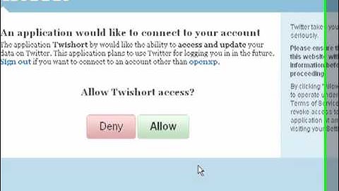 Write more than 140 characters on your twitter account using twishort.com