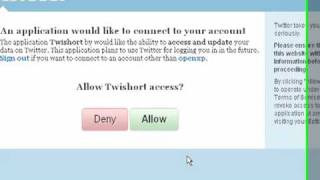 Write more than 140 characters on your twitter account using twishort.com screenshot 5