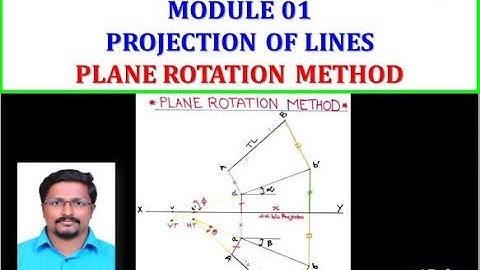 PLANE ROTATION METHOD_BASE FIGURE_PROJECTION OF LINES