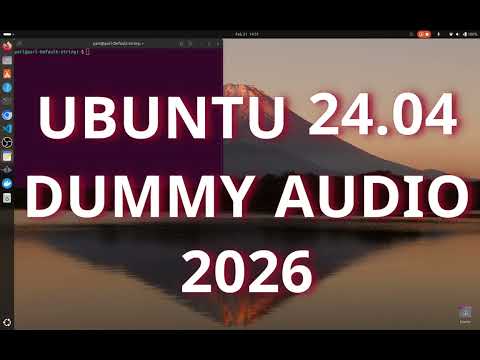 Ubuntu Fix Dummy Output | No Audio Sound Issue Fix 24.04 Solutions