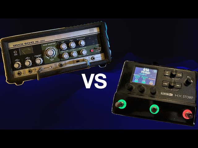 Roland RE-201 Space Echo vs Line6 Helix! - YouTube