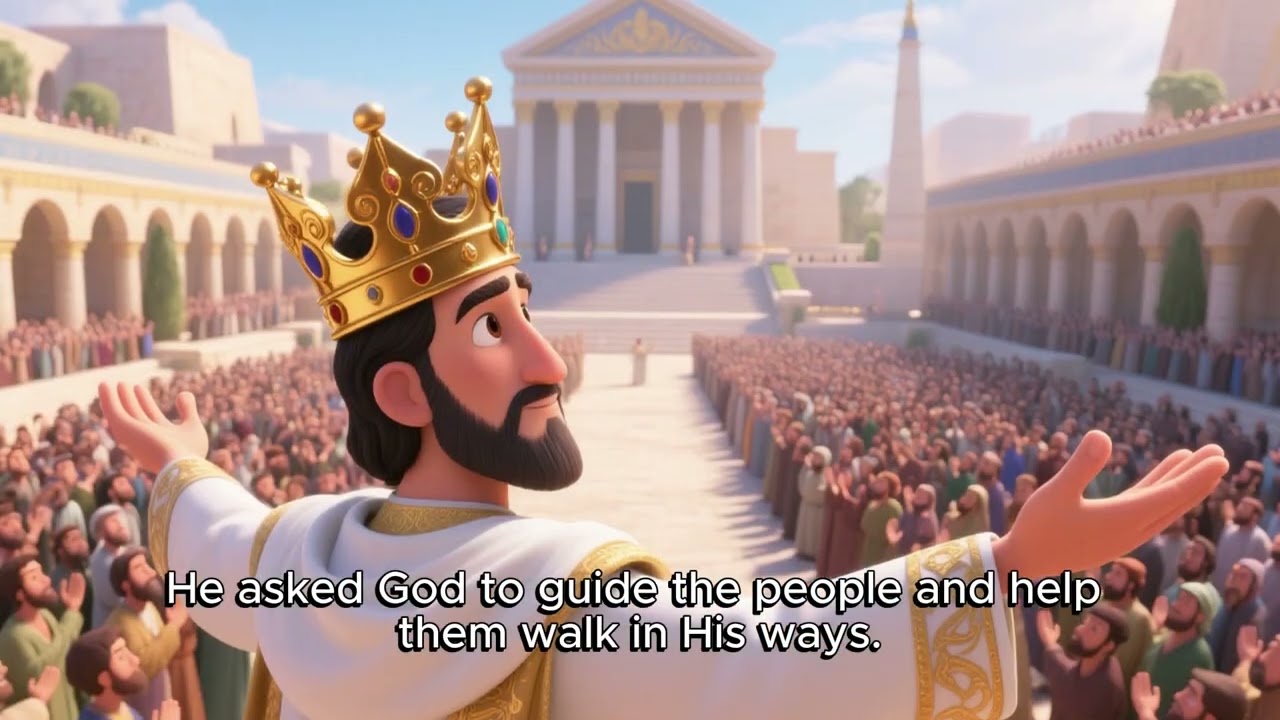 The Building of Solomon’s Temple. A Bible Story for kids